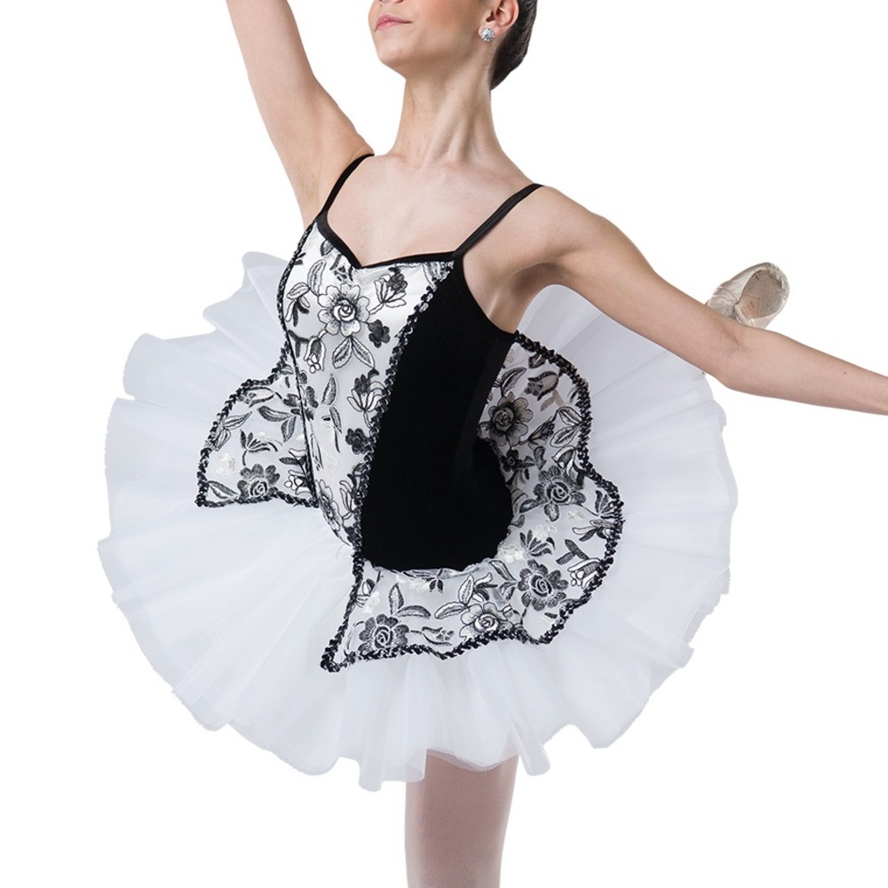 A Wish Come True Black & White Platter Tutu